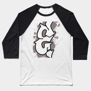 Graffiti style E Baseball T-Shirt